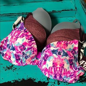 VS PINK BRAS! LIKE NEW! 36B Push Up!